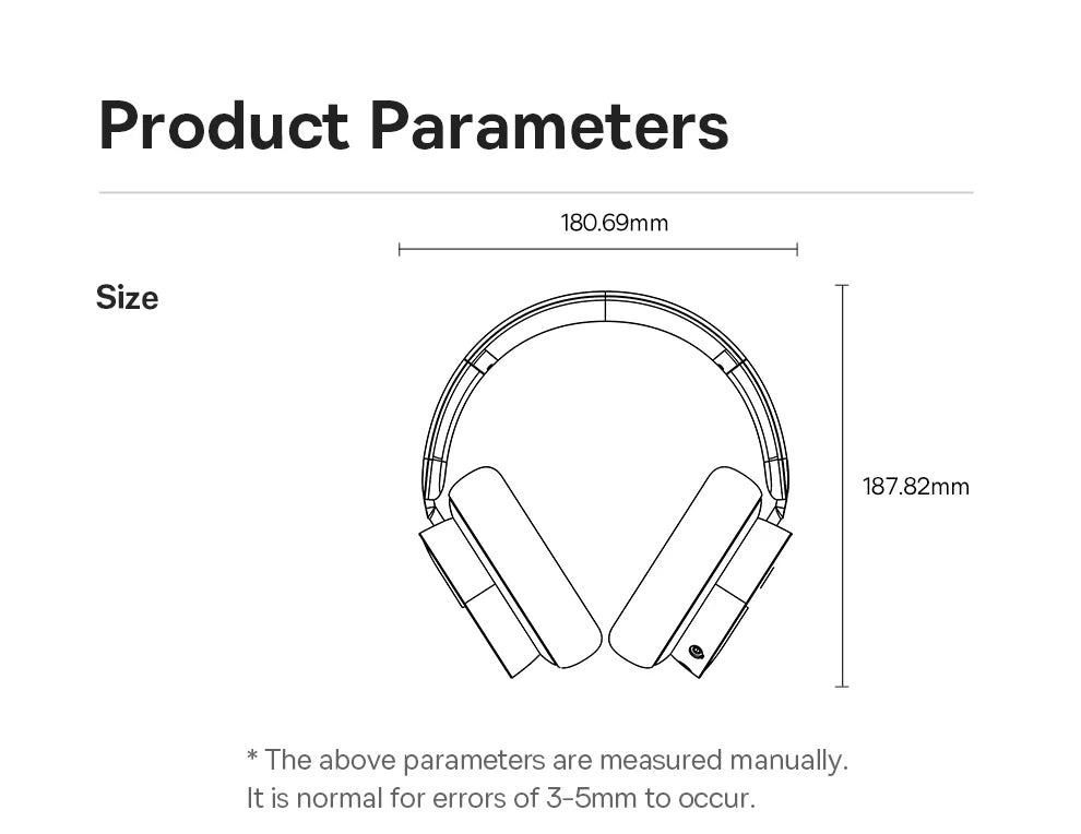 Baseus GH02 Wireless Gaming Headsets with Mic Headphones Bluetooth 5.3 40mm Driver 2.4G/Wireless/Cable RGB Overhead Headphone
