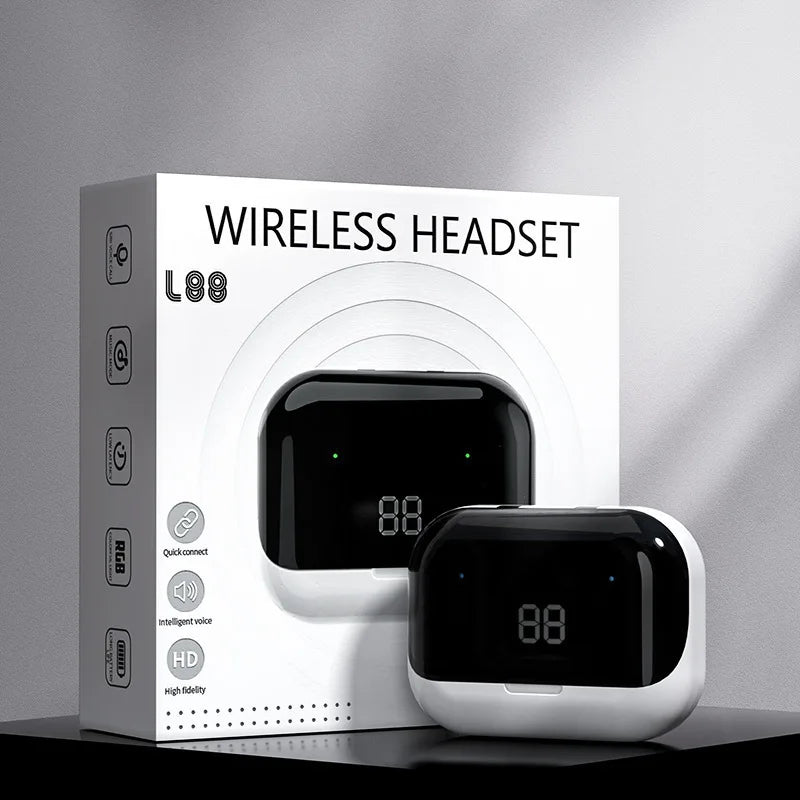 L88 Gaming Earbuds - Stereo Bluetooth 5.3 with Low Latency Mode & Sport Earhooks 