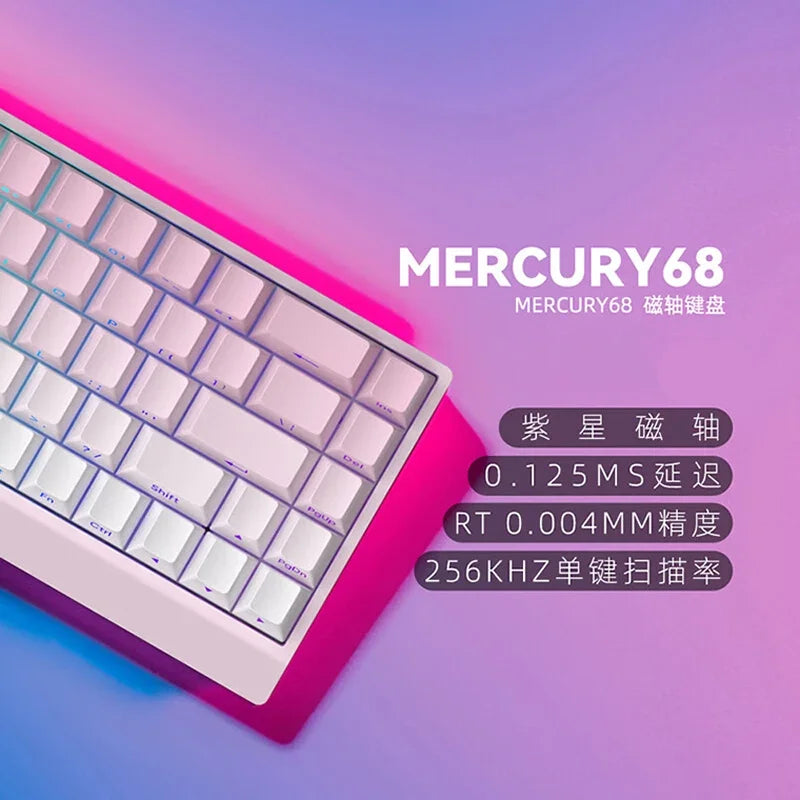 IROK Carotmas Mercury68 Magnetic Switch Mechanical Keyboards 8K 68keys RT0.004mm Low Delay Custom Wired Gaming Keyboard PC Gifts