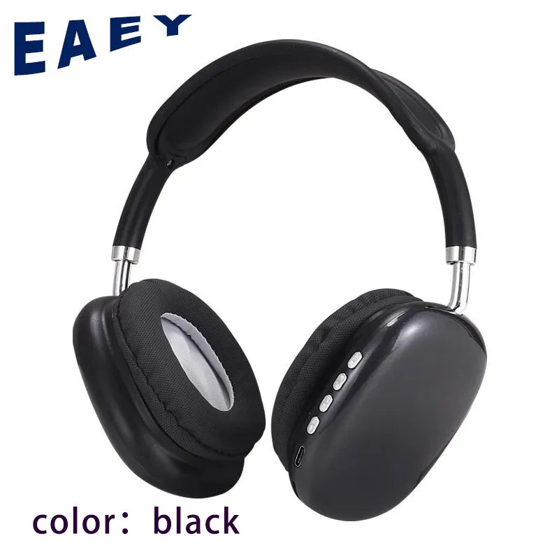 EAEY 2025 New Generation Wireless Bluetooth Headphones: Mic, Stereo Sound, Great for Sports and Gaming on Mobile Phones