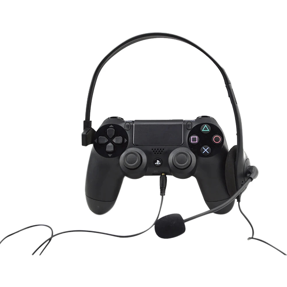 Headphones 3.5mm Wired Gaming Headset Earphones Music For PS4 Play Station 4 Game PC Chat computer With Microphone 120° Rotation