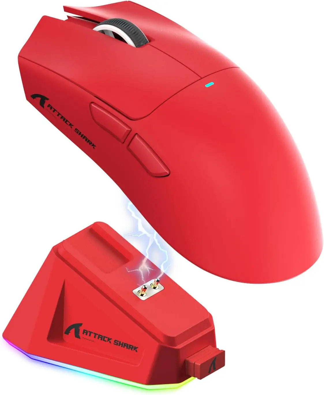 MAMBASNAKE x ATTACK SHARK X11 Gaming Mouse with Magnetic Charging Dock, PixArt PAW3311 Gaming Sensor