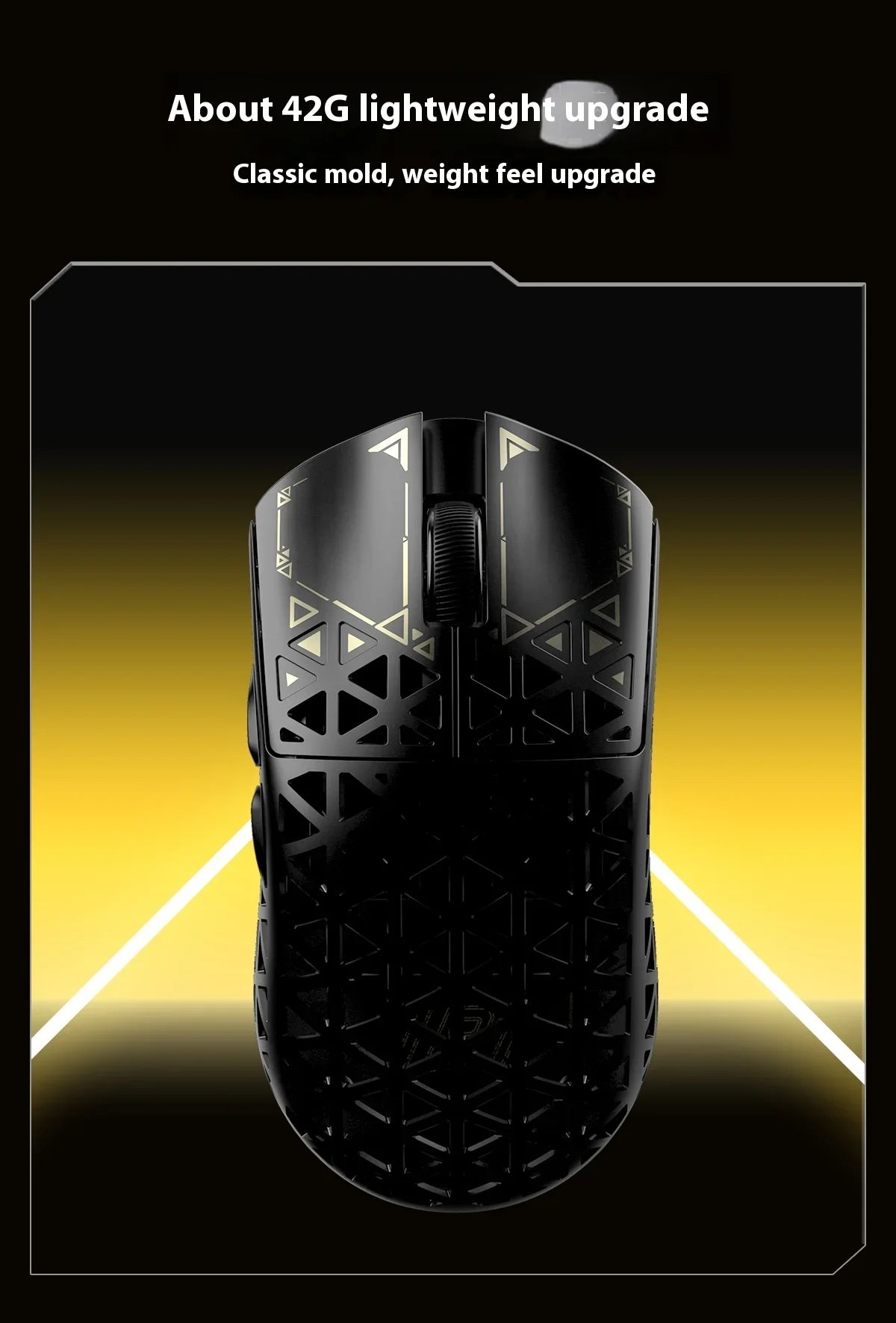 IPI Piao Float Wireless 8k Mouse 3 Mode Bluetooth Dual 8k Carbon Hell Out Gaming Esports Lightweight Mouse Custom Made Mice Gift