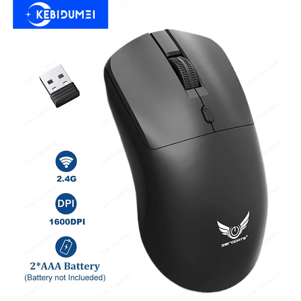2.4G Wireless Mouse Gaming Mouse 3 Levels 1600 DPI Optical Office Mouse Ergonomic Mouse Mice for PC Computer Laptop Macbook