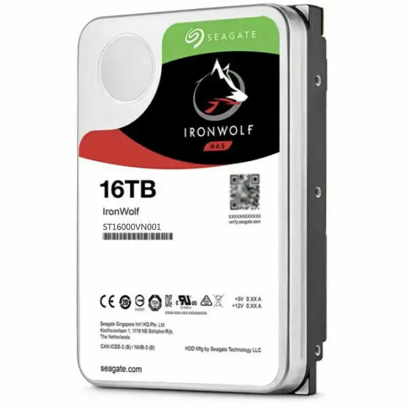 FOR Seagate IronWolf 16TB,Internal,7200 RPM,3.5'' ST16000VN001 Internal Hard Drive