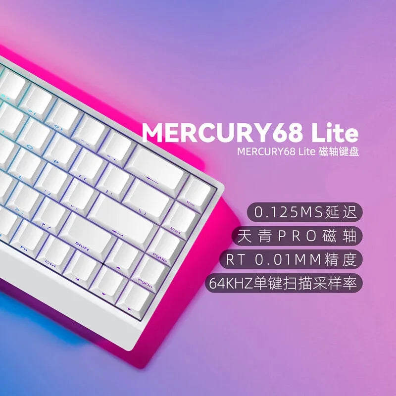 IROK Carotmas Mercury68 Magnetic Switch Mechanical Keyboards 8K 68keys RT0.004mm Low Delay Custom Wired Gaming Keyboard PC Gifts