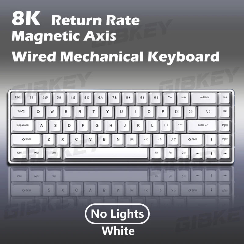 Magnetic Axis Gaming Mechanical Keyboard RGB Backlight 8K Return Rate Hot Swap switch Custom Key Range E-Sport Game keyboards