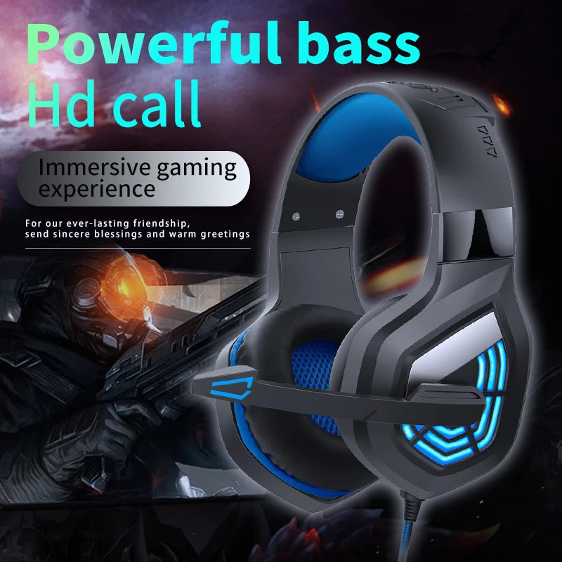 G7 Gaming Headset With Noise-cancelling Microphone Surround Sound 3.5mm Wired LED Gaming Headset For Gamers