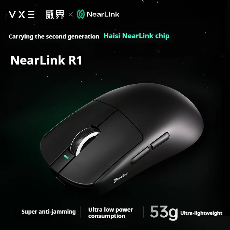 Vgn VXE Dragonfly R1 NearLink/Pro Max Mouse Wireless Buletooth Three Mode Paw3395 Wired Light Weight PC Gaming E-Sports Mouse