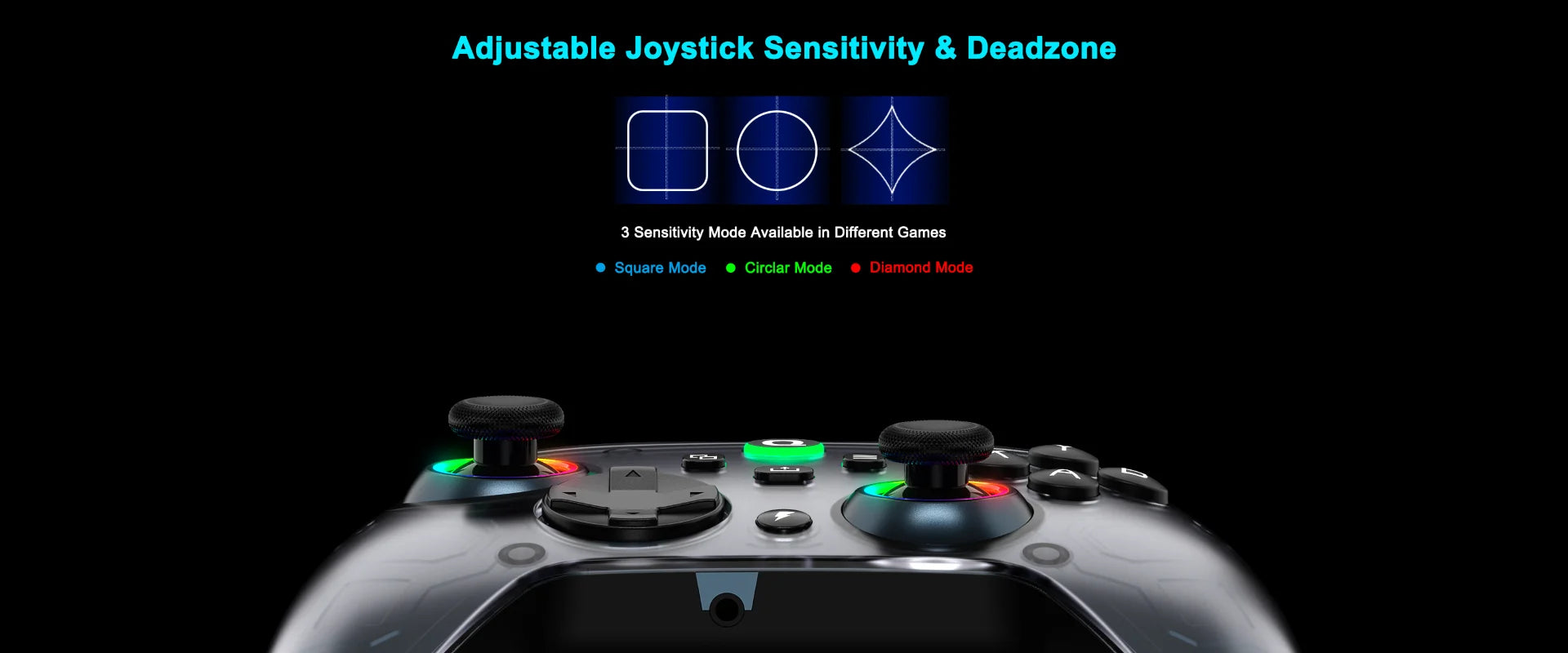 QRD FERROX M5 2.4Ghz Wireless Controller For for Xbox Series X Xbox Series S Xbox One  Steam and Windows PC with Hall Effect Joy