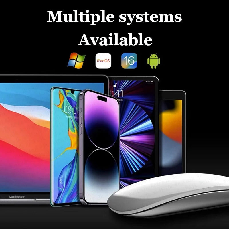 For Apple Original Wireless Bluetooth Touch Magic Mouse For Macbook Pro Air Mini Laptop Tablet PC iPad Gaming Ergonomico Mouse