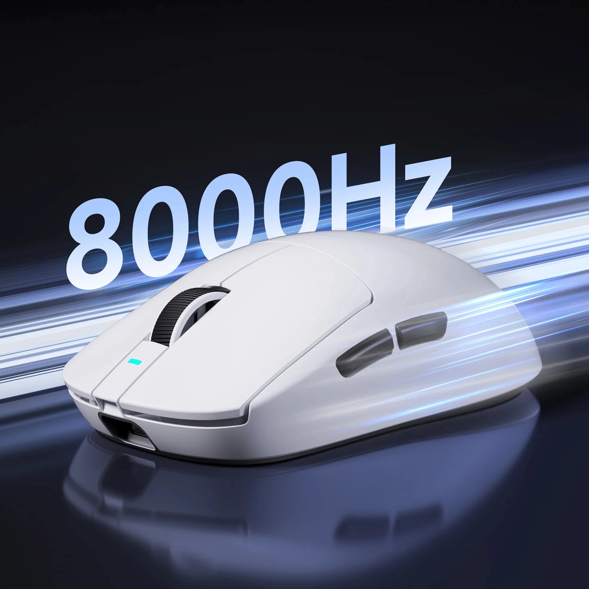 MCHOSE A7 Pro Ultra Wireless Gaming Mouse 59g Lightweight Office PAW3950 Dual 8K Polling Rate 42000 DPI 500mAh Ultra-low Latency