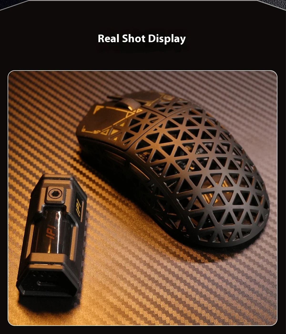 IPI Piao Float Wireless 8k Mouse 3 Mode Bluetooth Dual 8k Carbon Hell Out Gaming Esports Lightweight Mouse Custom Made Mice Gift