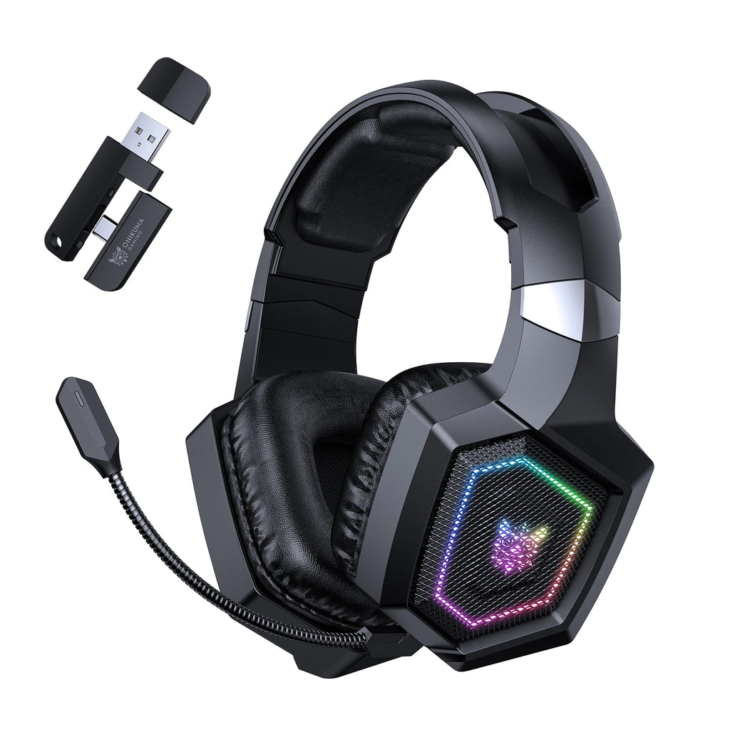 ONIKUMA Tri-Mode Headset Noise Cancelling HD Microphone Professional Gaming Wireless Headset