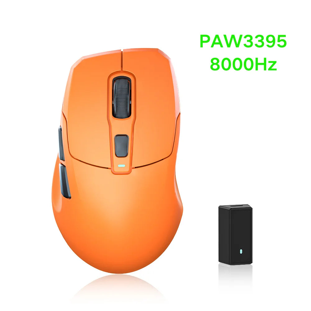 KYSONA Uranus Pro PAW3395 Wireless Gaming Mouse 54g Lightweight 8KHz Polling Rate 26000DPI Ultimate Optical Sensor For Laptop PC