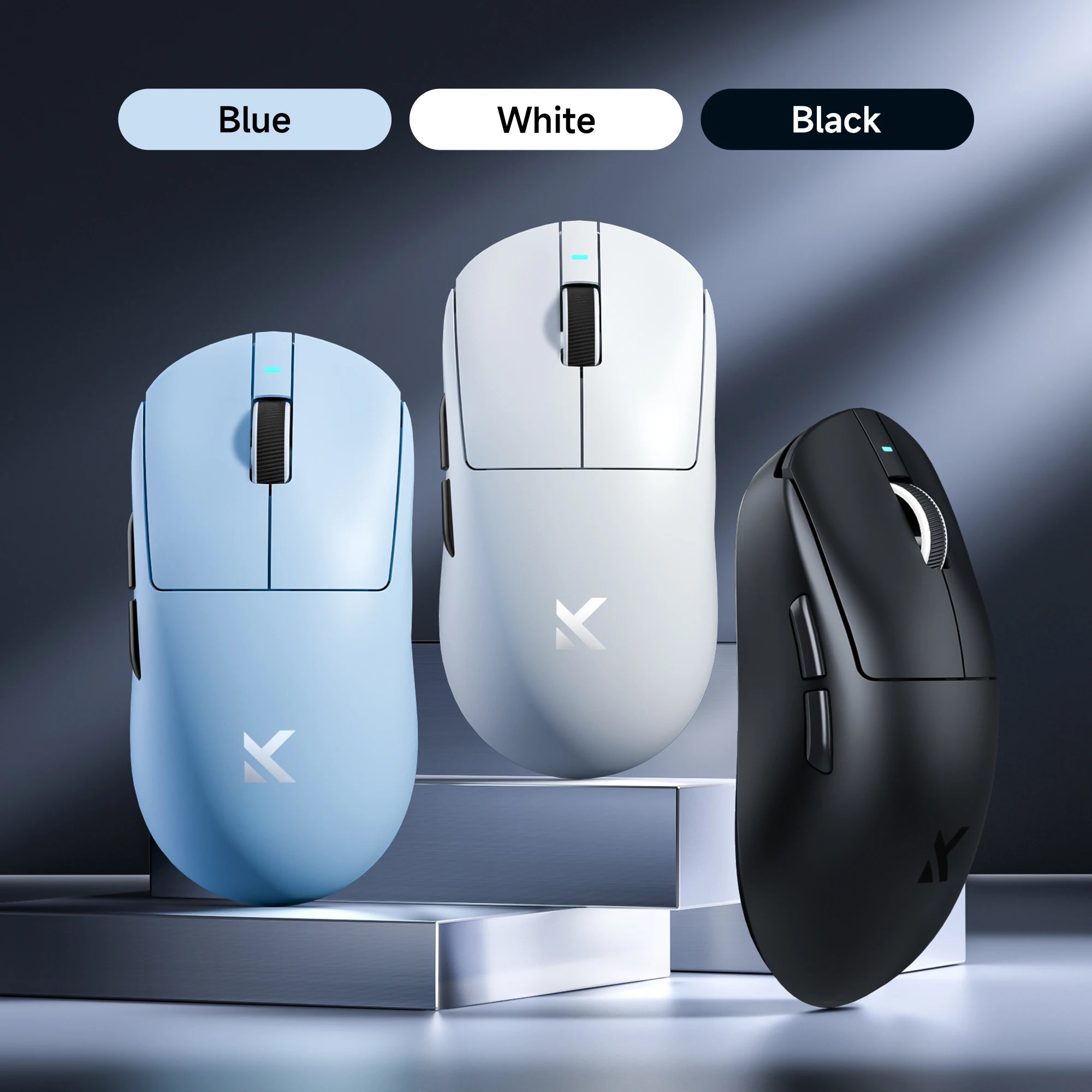 MCHOSE A7 Pro Ultra Wireless Gaming Mouse 59g Lightweight Office PAW3950 Dual 8K Polling Rate 42000 DPI 500mAh Ultra-low Latency