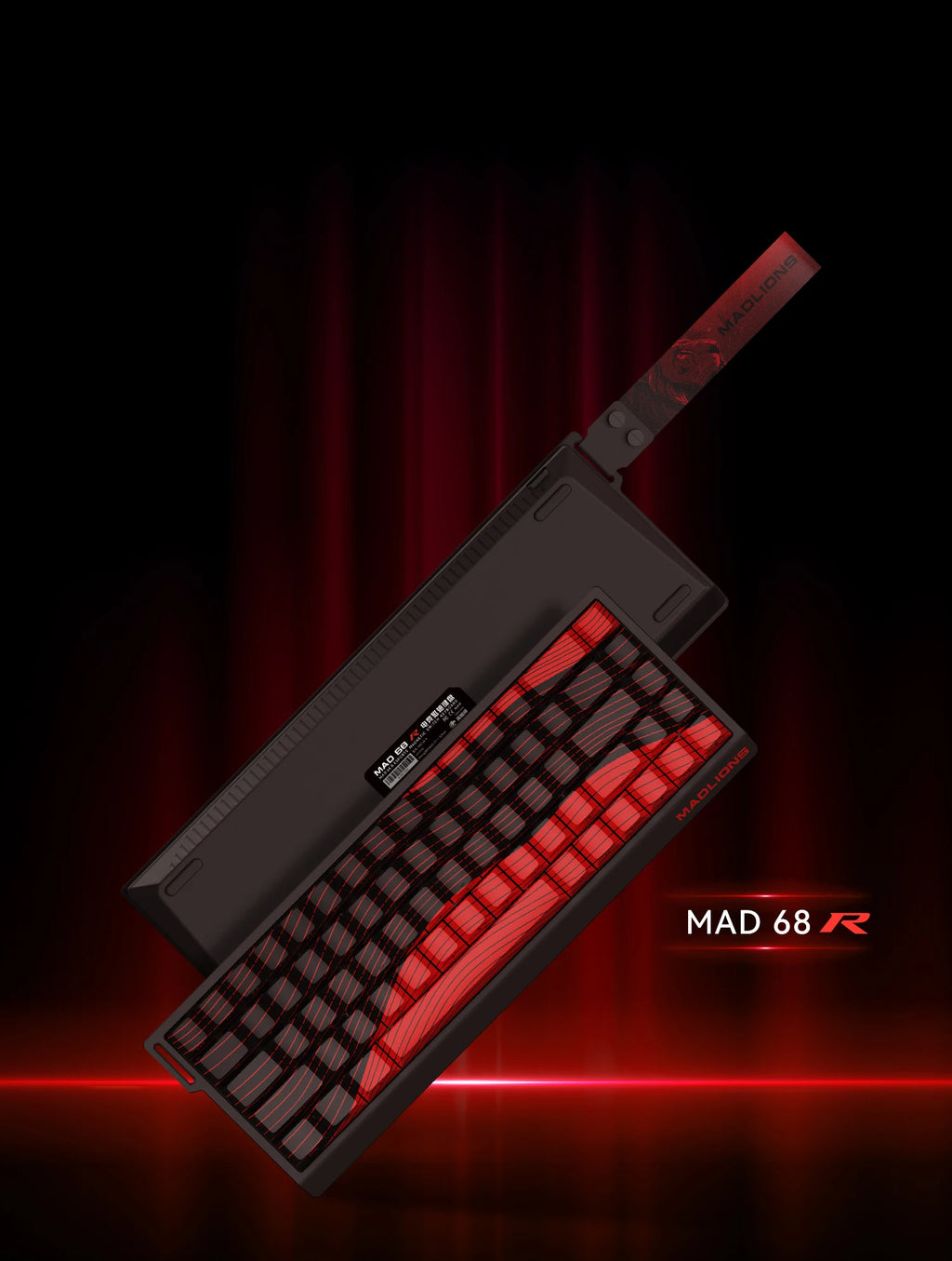 FGG Madcatz MAD60/68 HE Mad 60he 8K Mechanical Keyboard Magnetic Switch Madlions Mad 68he Wired Gaming Keyboards Gamer Custom