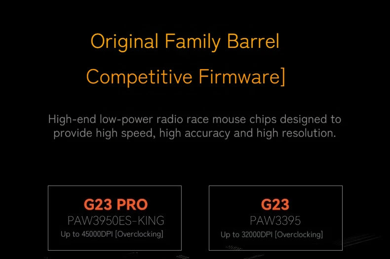 Incott G23 Pro Mouse Hot Plug Micro Motion Electronic Gaming Games Three Mode 8k Wireless Bluetooth Paw3395 Office Mouse Gifts