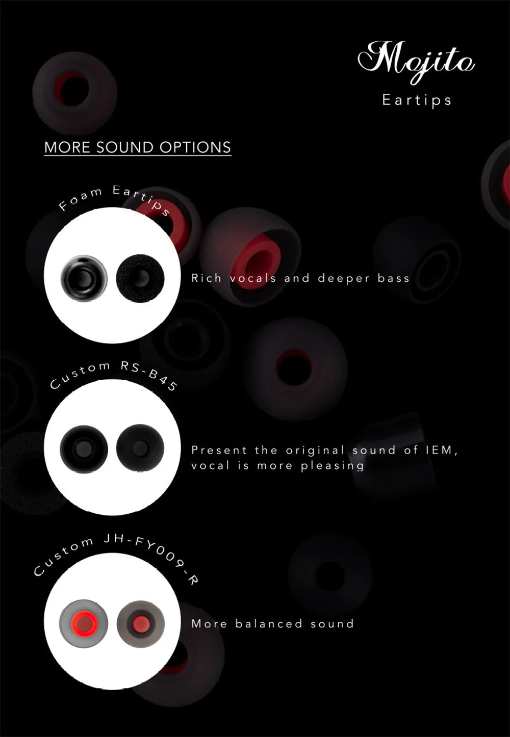 QoA Mojito 2 In Ear Earphones 2 Sonion BA+4 Knowles 6BA Driver Monitor HiFi Music 0.78 2pin Cable Headset Kinera IEMs Headphone
