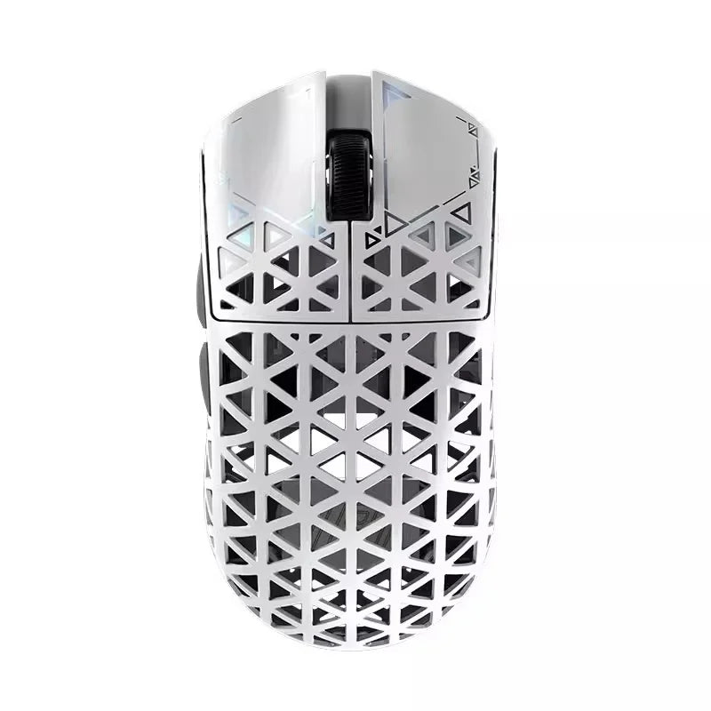 IPI Float Mouse Tri Mode Wireless Mouse PAW3395 8000Hz Polling Rate Custom Hollow Out Carbon Fibre Gaming Mice PC Accessories