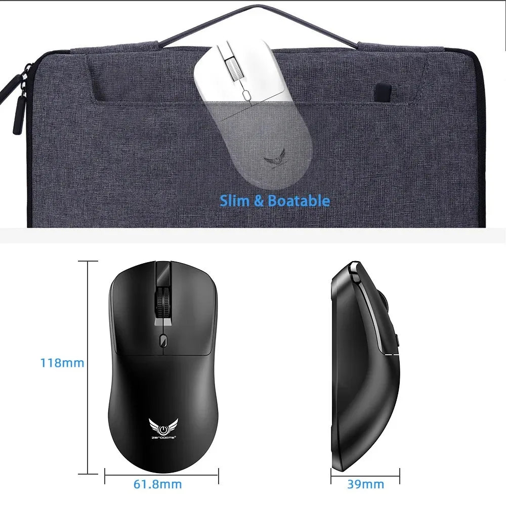 2.4G Wireless Mouse Gaming Mouse 3 Levels 1600 DPI Optical Office Mouse Ergonomic Mouse Mice for PC Computer Laptop Macbook