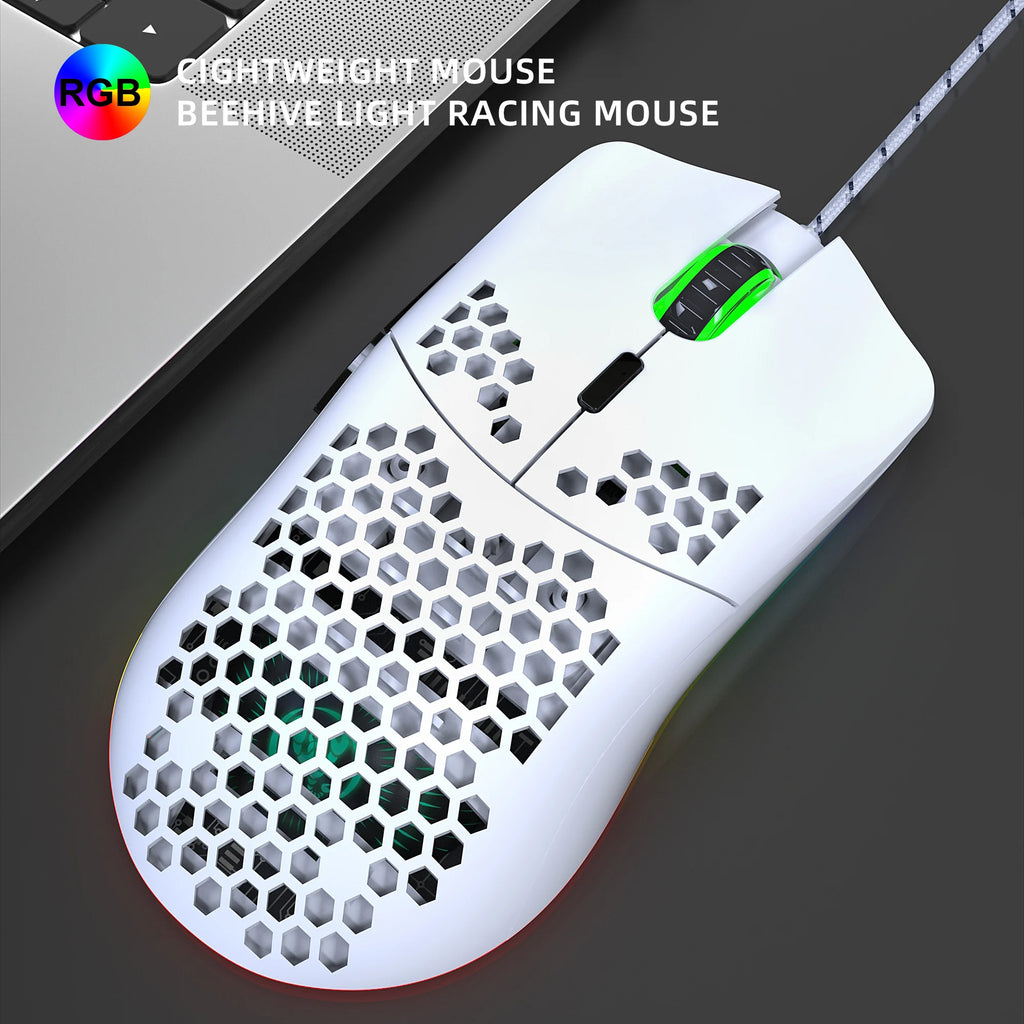 Hot selling HXSJ 61 keys V700 RGB luminous mechanical feel keyboard and mouse combos gaming set for computer game