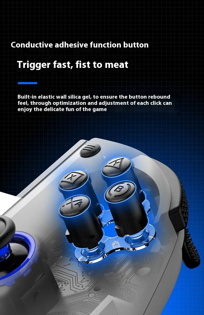 D11 Stretch gamepad Hall Trigger macro back Key Switch Android IOS Streaming gamepad PC type-c Link