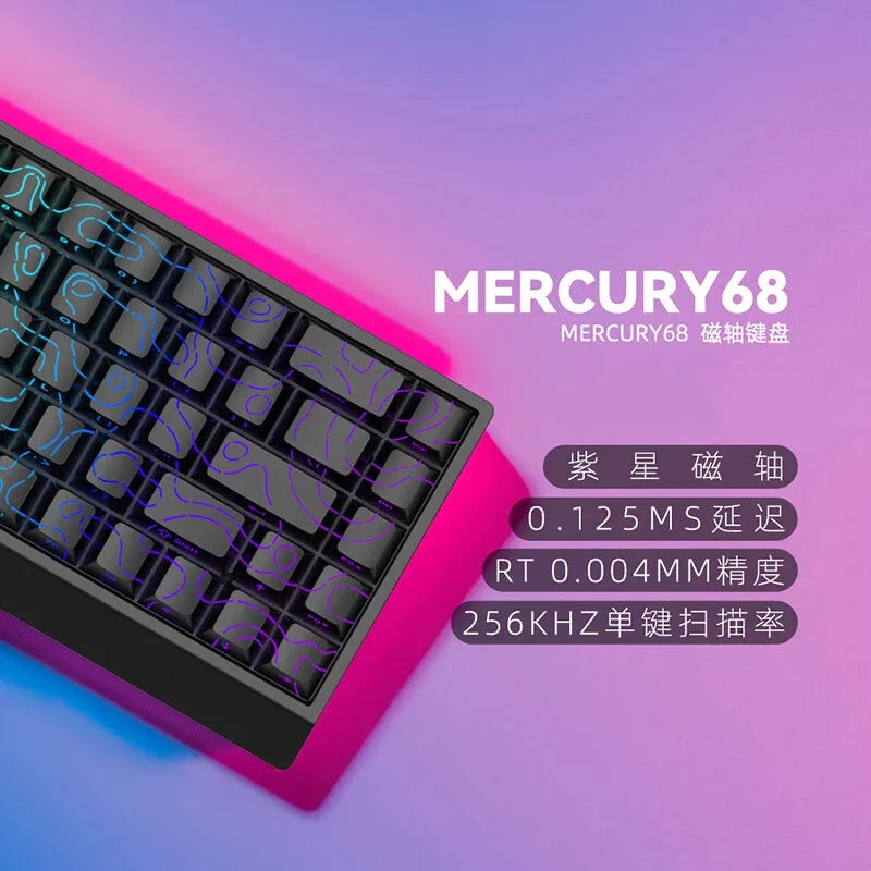 IROK Carotmas Mercury68 Magnetic Switch Mechanical Keyboards 8K 68keys RT0.004mm Low Delay Custom Wired Gaming Keyboard PC Gifts