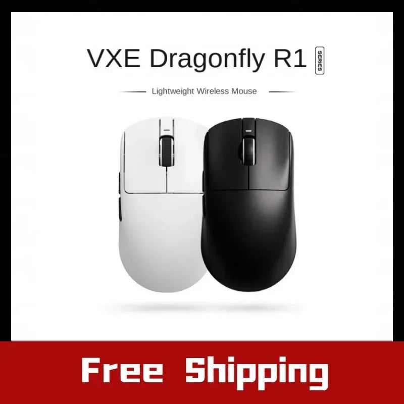 New VXE Dragonfly R1 Pro Sensor Wireless Mouse Nordic Paw3395 52840 2khz Smart Speed X Low Delay Office Gamer Pc Gaming Mouse