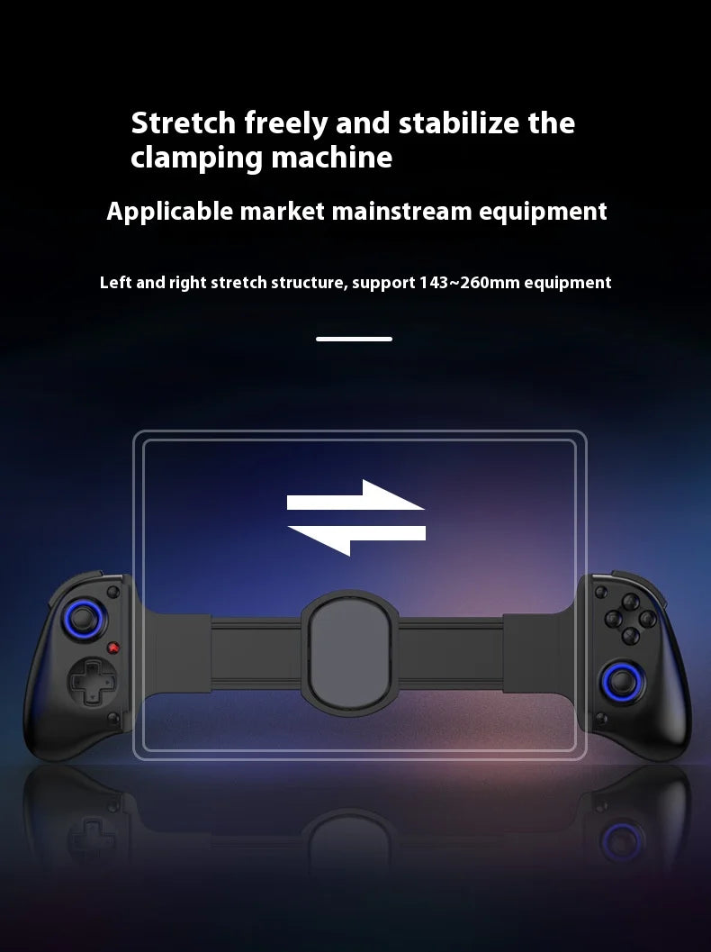 D11 Stretch gamepad Hall Trigger macro back Key Switch Android IOS Streaming gamepad PC type-c Link