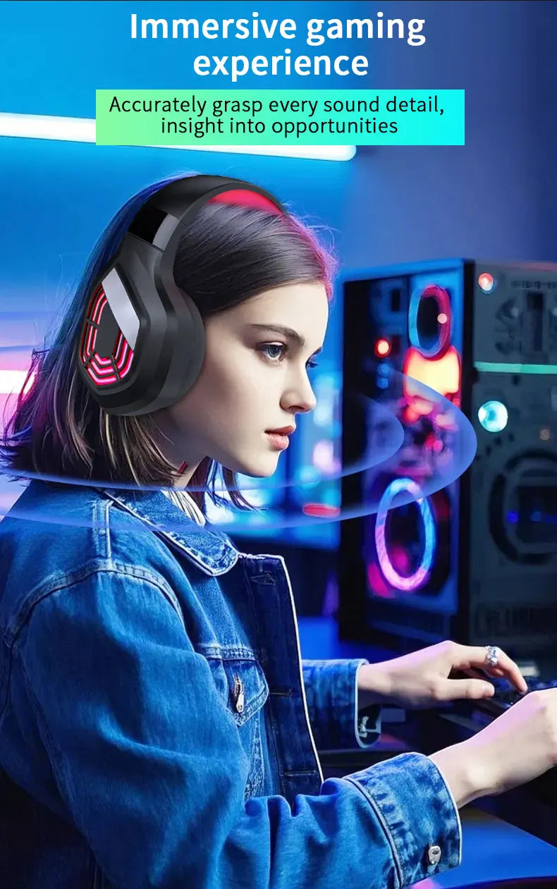 G7 Gaming Headset With Noise-cancelling Microphone Surround Sound 3.5mm Wired LED Gaming Headset For Gamers