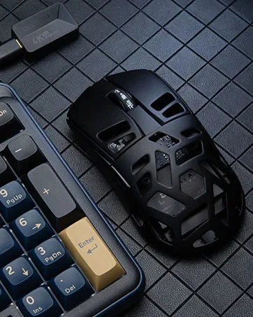 DAREU Sakura Pink Wireless Wired Gaming Mouse Dual-Mode Rechargeable 7 Buttons DPI RGB and 7 Adjustable DPI for PC Notebook Mac