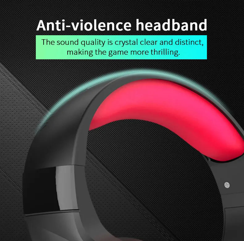 G7 Gaming Headset With Noise-cancelling Microphone Surround Sound 3.5mm Wired LED Gaming Headset For Gamers