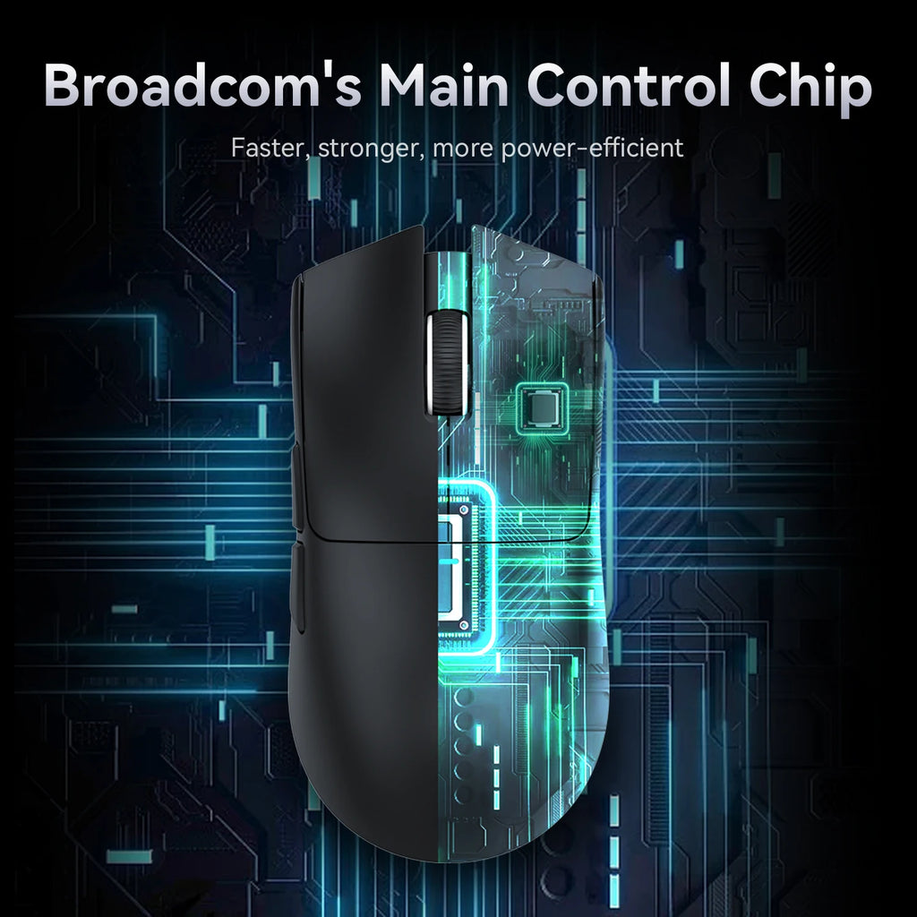 ATTACK SHARK X11 Lightweight Wireless Gaming Mouse with RGB Backlight Charging, Up to 22K DPI, PAW3311 Optical Sensor, HUYU Swit