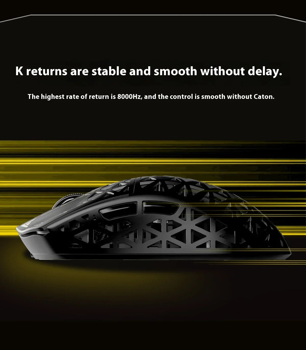 IPI Piao Float Wireless 8k Mouse 3 Mode Bluetooth Dual 8k Carbon Hell Out Gaming Esports Lightweight Mouse Custom Made Mice Gift