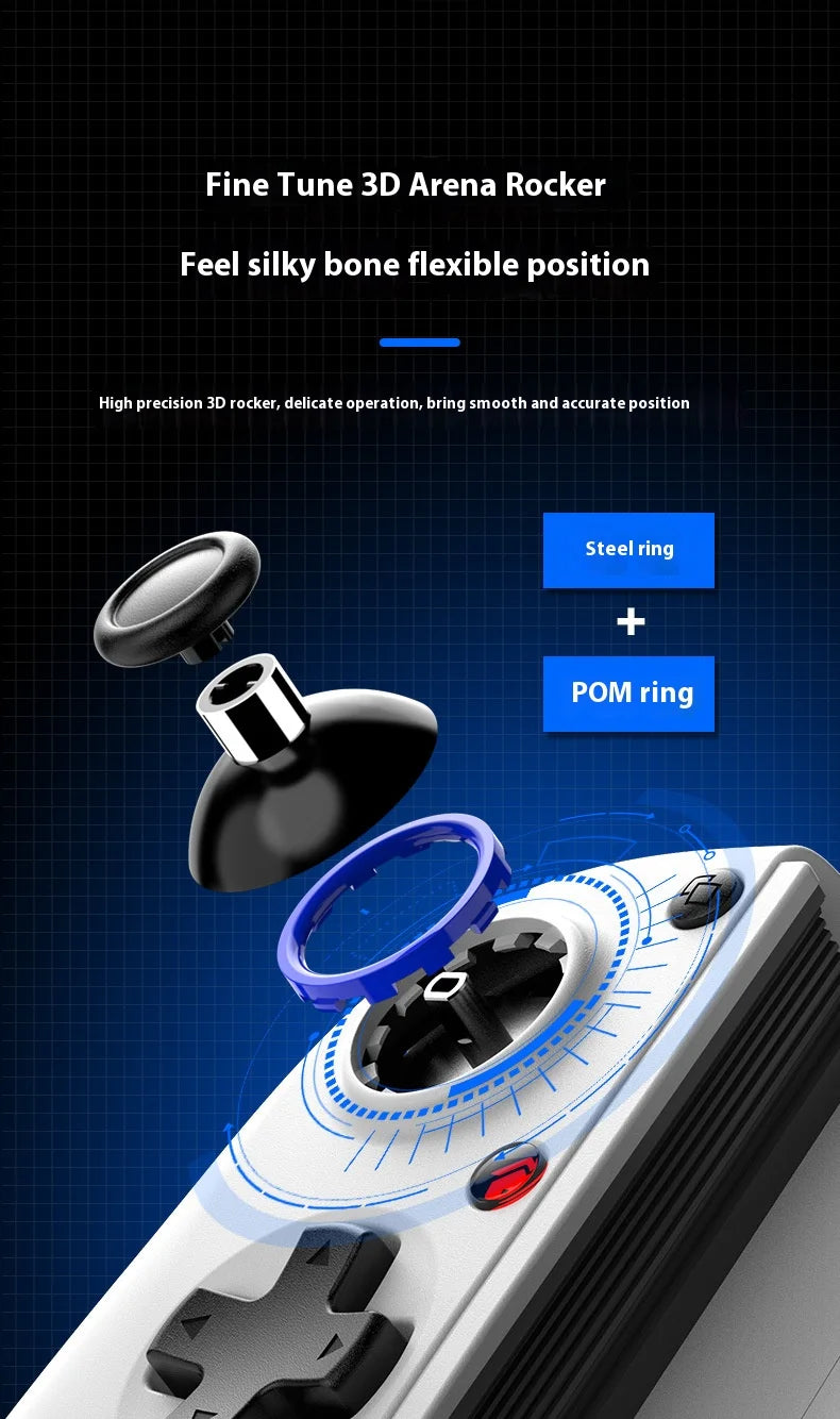 D11 Stretch gamepad Hall Trigger macro back Key Switch Android IOS Streaming gamepad PC type-c Link