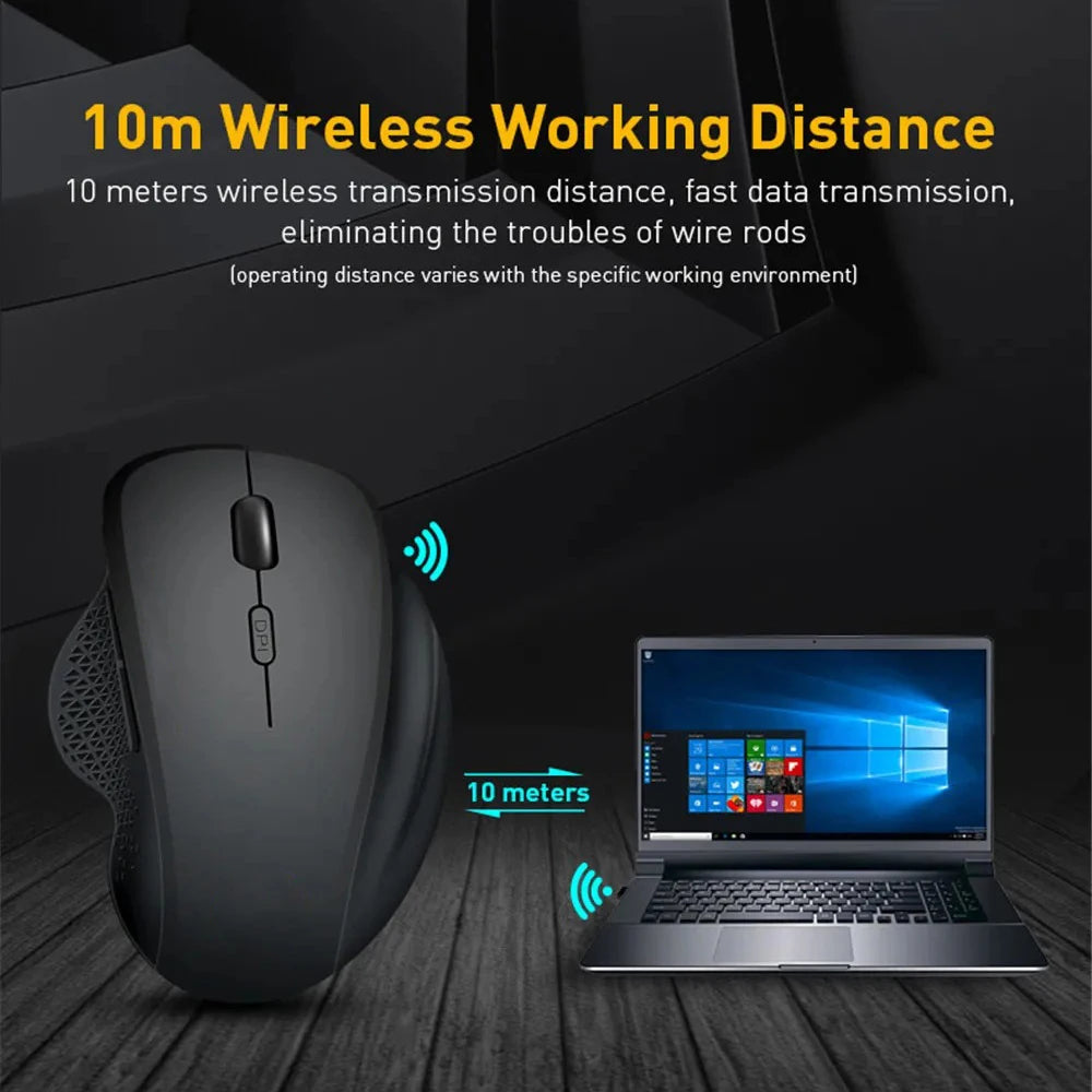 Wireless Mouse Rechargeable Bluetooth Mouse 4000DPI Silent Mice 2.4G USB Gaming Receiver for Mackbook PC Laptop Accessories