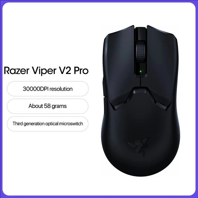 Original Razer Series Wired Mouse And DeathAdder V3 Pro Wireless Gaming Mouse 63g Ultra Lightweight 30K DPI Optical Sensor Mice