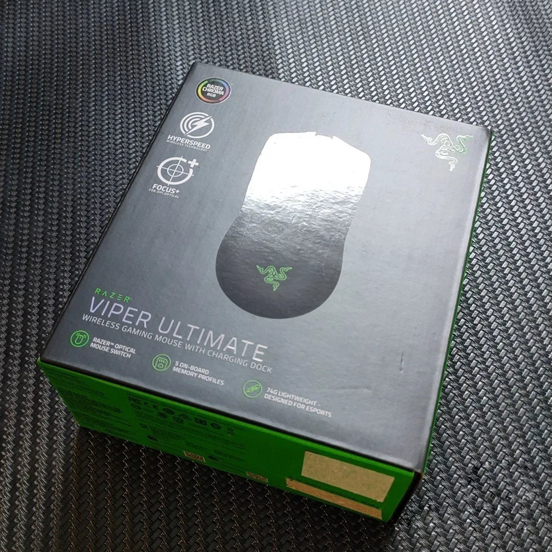 Razer Viper Ultimate Wireless Gaming Mouse (With Charging Base) Hyperspeed Optical Programmable Mouse For PC Laptop
