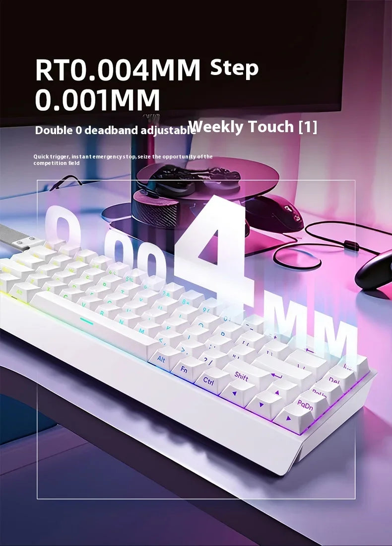 IROK Carotmas Mercury68 Magnetic Switch Mechanical Keyboards 8K 68keys RT0.004mm Low Delay Custom Wired Gaming Keyboard PC Gifts