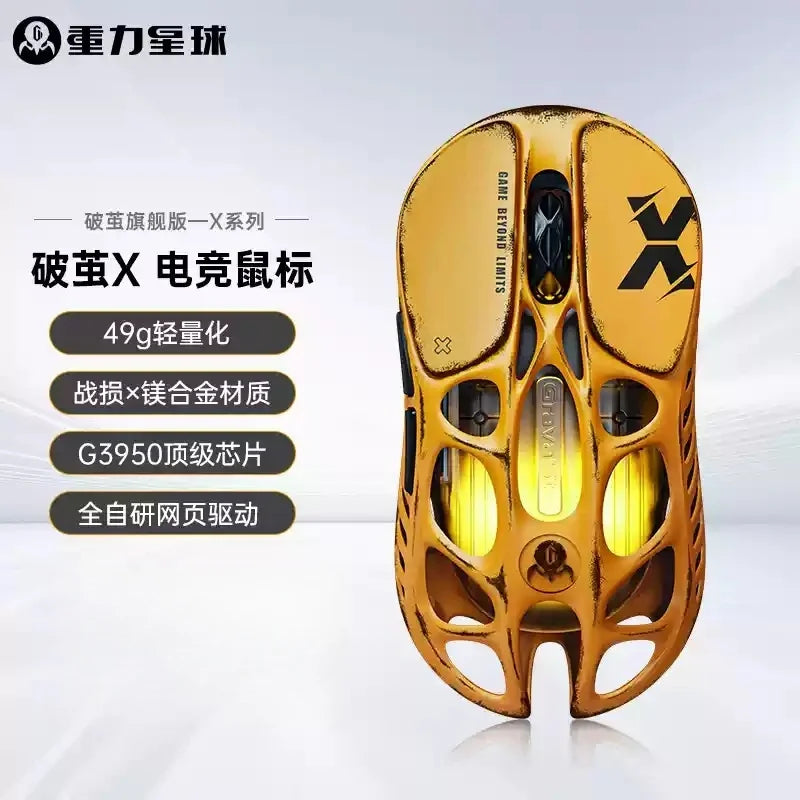 Gravastar M1 Gamer Mouse Magnesium Alloy Wireless Bluetooth Mouse Gravastar M2 With 4k Receiver Rgb Low Latency Gaming Mice Gift